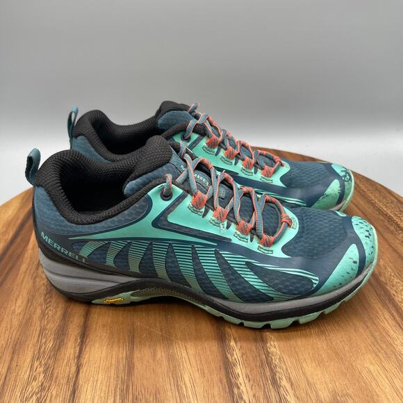 Merrell Siren Edge 3 Shoes Womens Size 7.5 Trail Hiking Polar Wave Outdoor - Picture 1 of 8